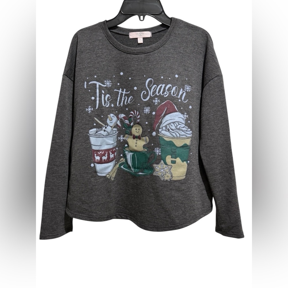 NWT. Moa Moa Girls, size large. It’s the season holiday shirt.
